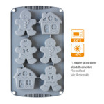 molde de silicone para bolo de gengibre