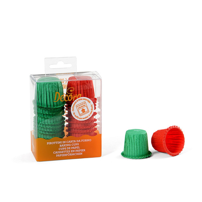 Caixas de 35 mini muffins de Natal