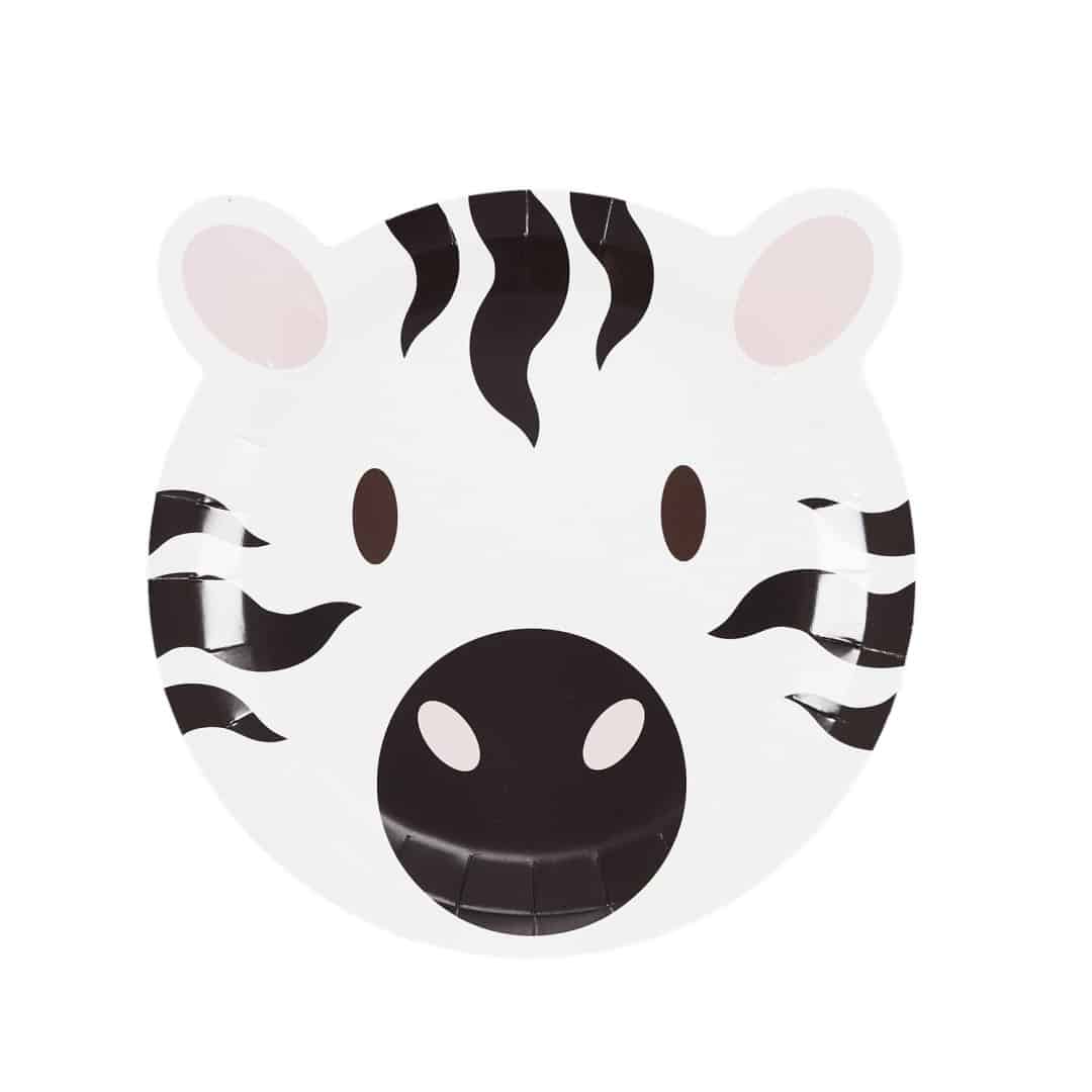 Placas de 6 anos-savana-zebra