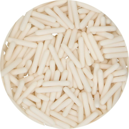 palitos de açúcar branco