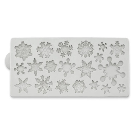 molde de modelagem de flocos de silicone