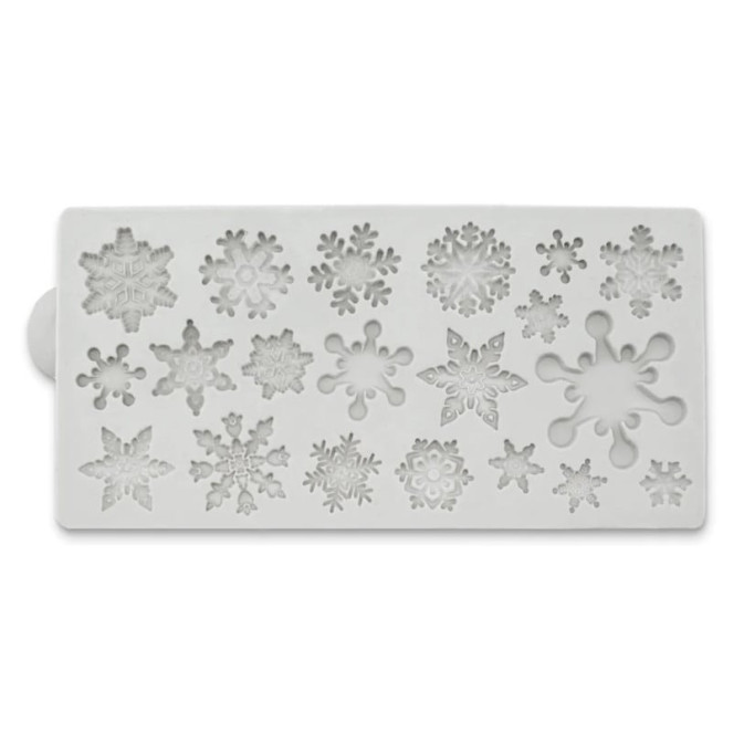 molde de modelagem de flocos de silicone