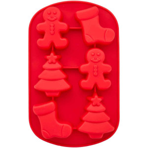 molde de silicone para bolo de natal