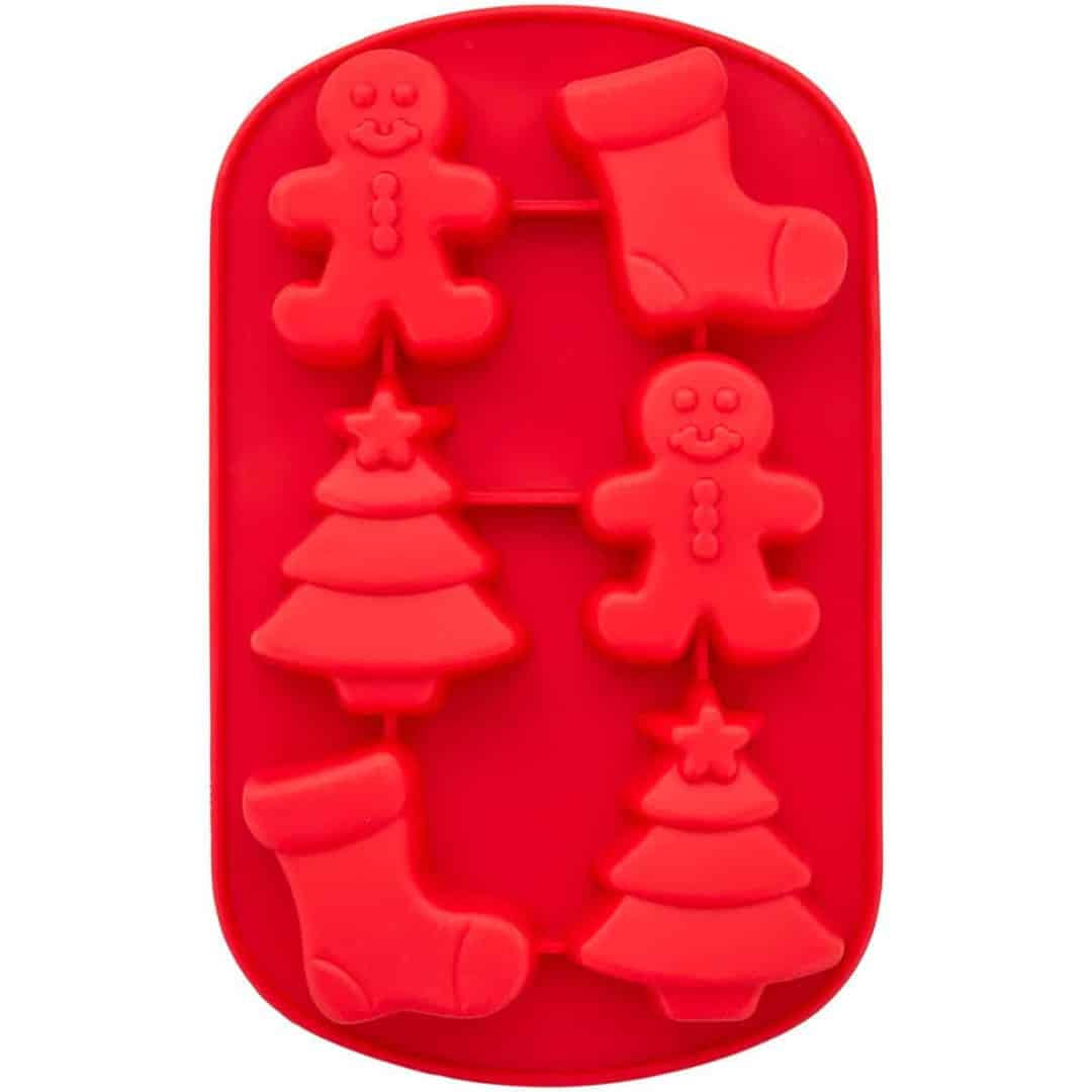 molde de silicone para bolo de natal