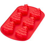 molde de silicone-árvores individuais