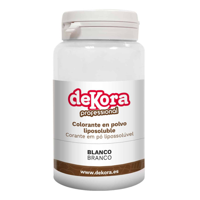 corante alimentar em pó solúvel em gordura branco