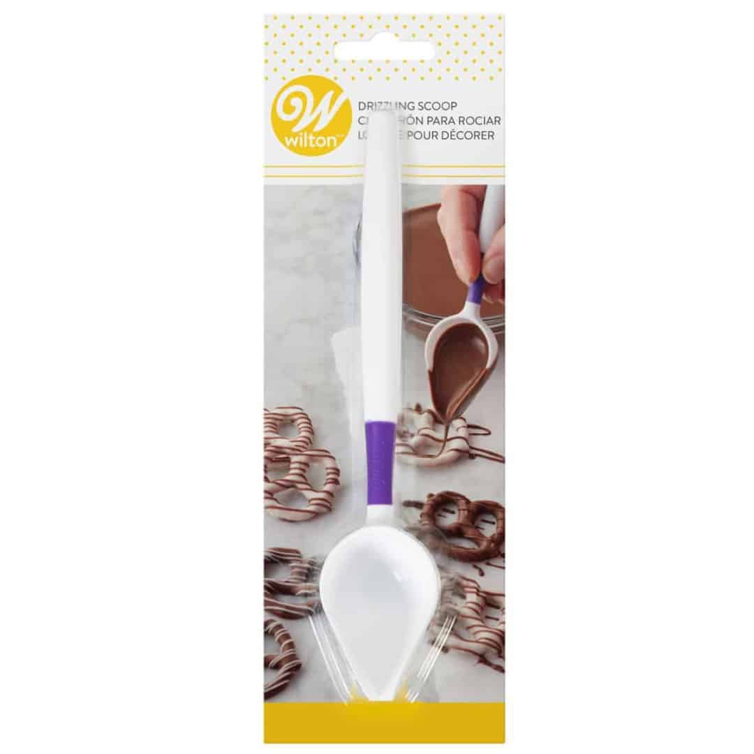 colher de coulis para derreter doces