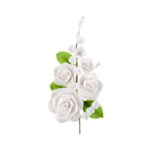 ramo floral em pasta de goma