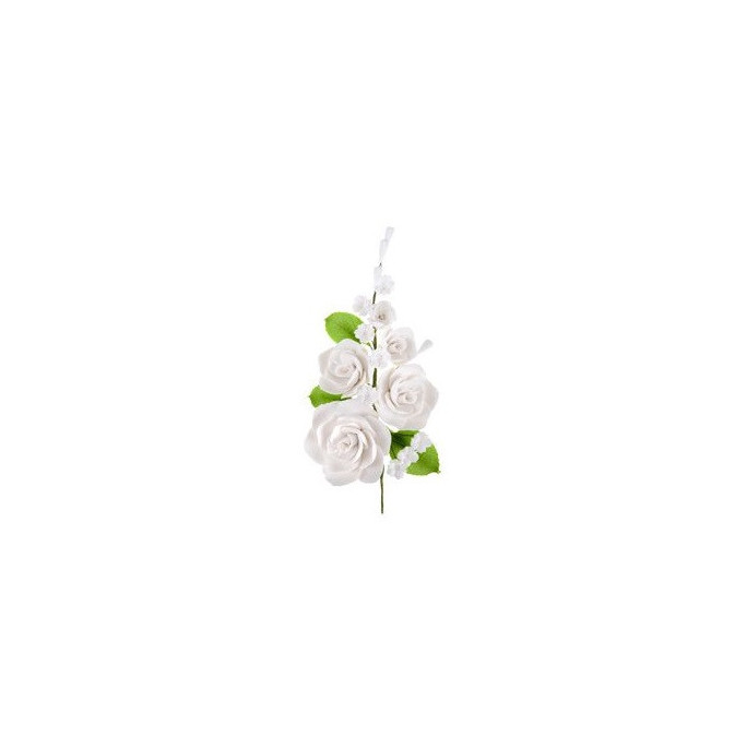ramo floral em pasta de goma