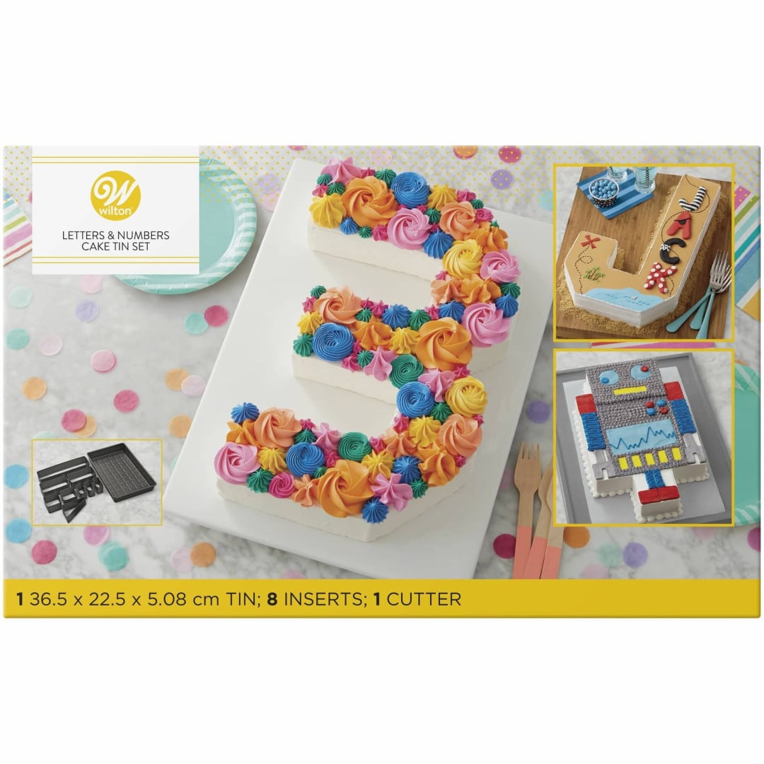 molde de números e letras wilton