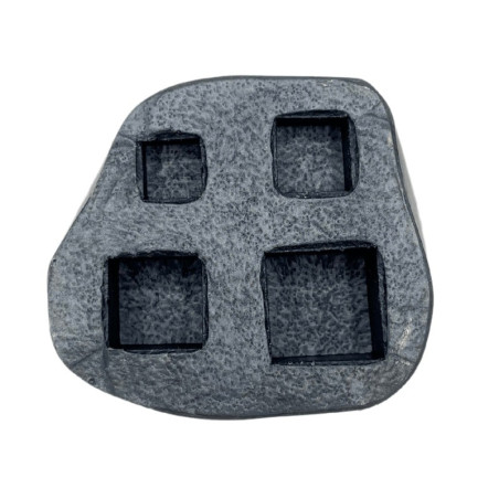 Molde de modelagem de cubo 3D em pasta de açúcar