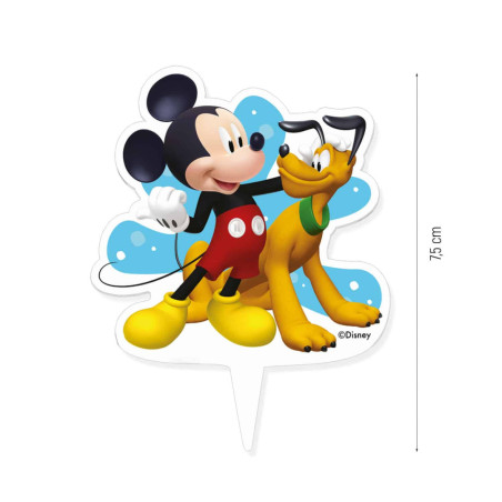 vela de aniversário do Mickey e Plutão