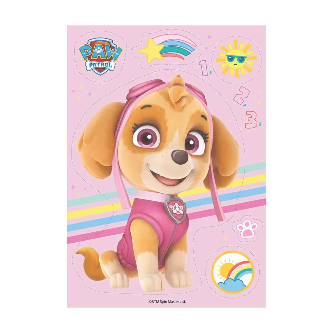 Paw Patrol Stella wafer pré-cortado