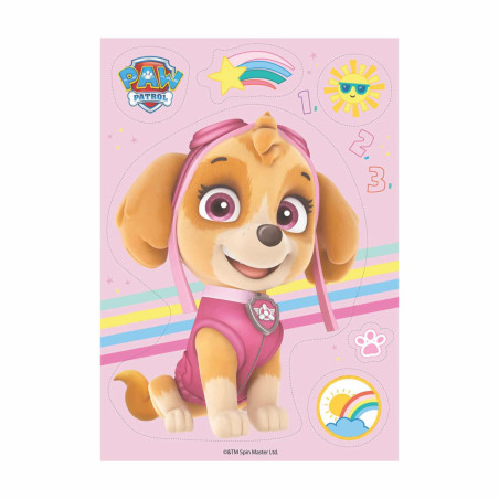 Paw Patrol Stella wafer pré-cortado
