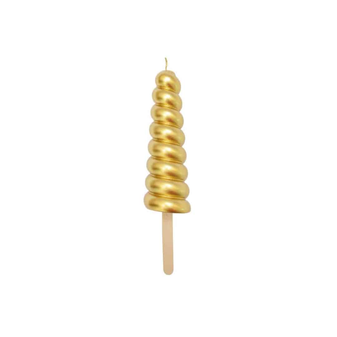 Vela de chifre de unicórnio 3d