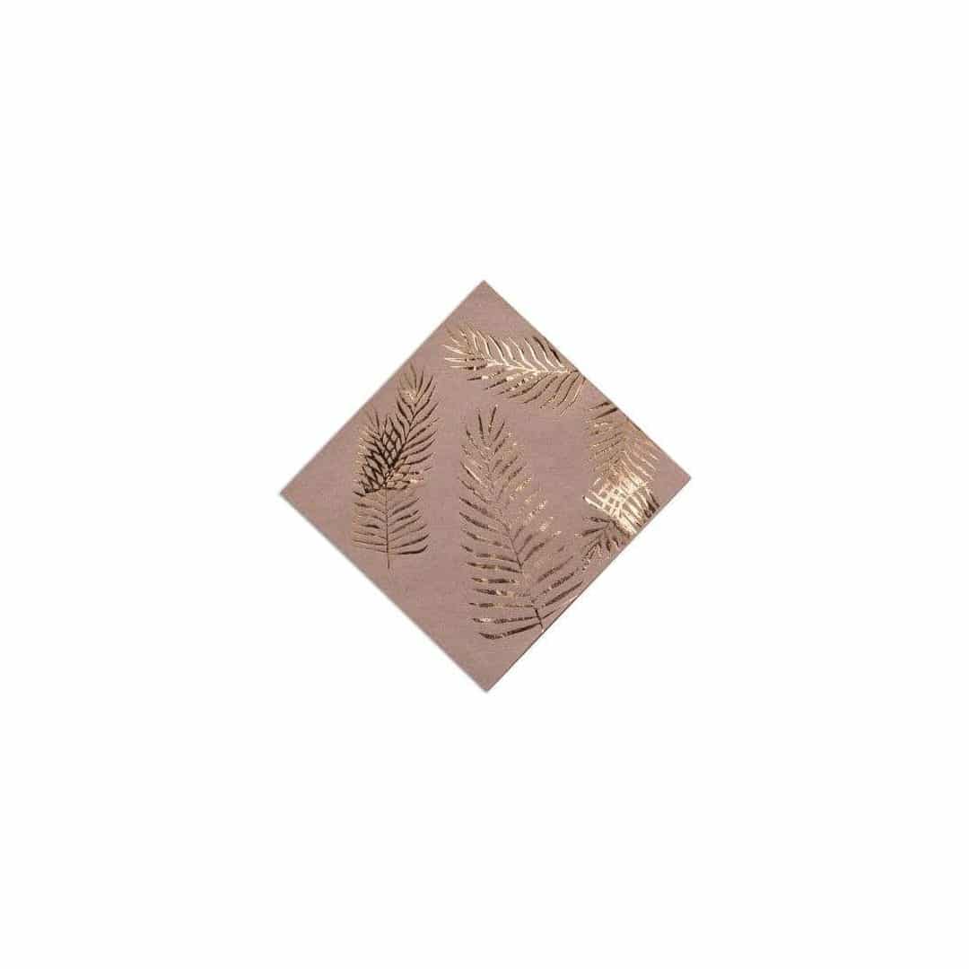 serviettes papier tropical chic