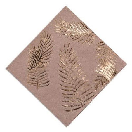 serviettes papier tropical chic