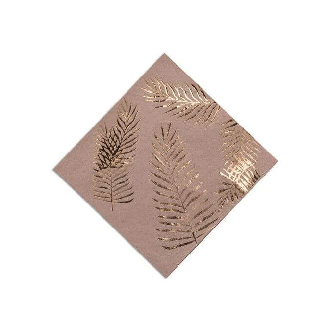 serviettes papier tropical chic