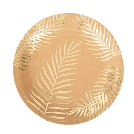 8 pratos Tropic Chic