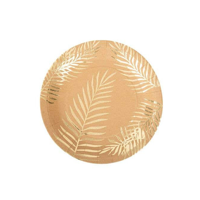 8 pratos Tropic Chic