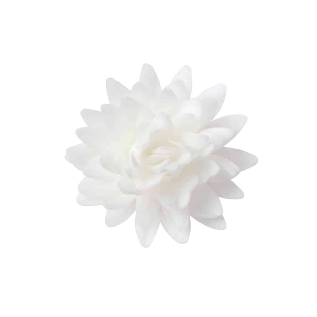 18 flores de pão ázimo branco