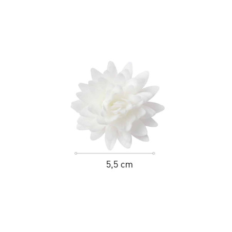 Design de bolo com 18 flores matzo brancas