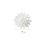 Design de bolo com 18 flores matzo brancas
