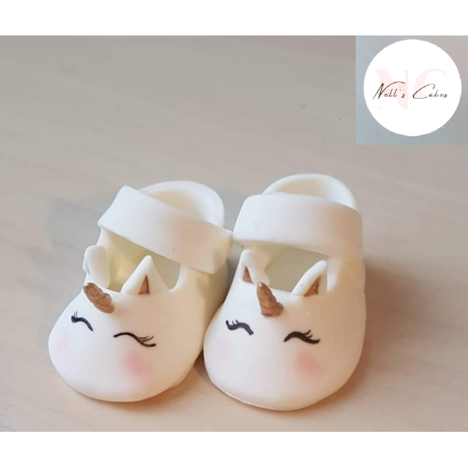 kit-moldes-chinelos-unicórnio-bebê-