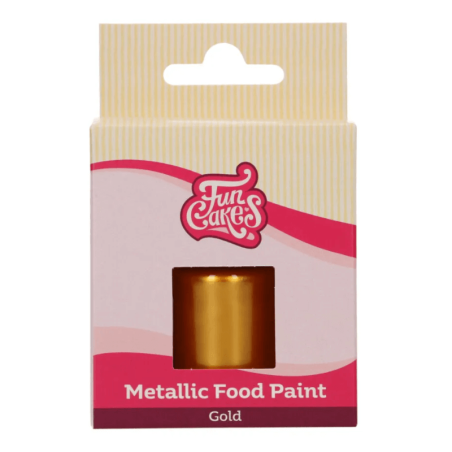 pintura metálica funcakes ouro