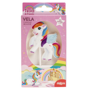 vela-unicórnio 3D