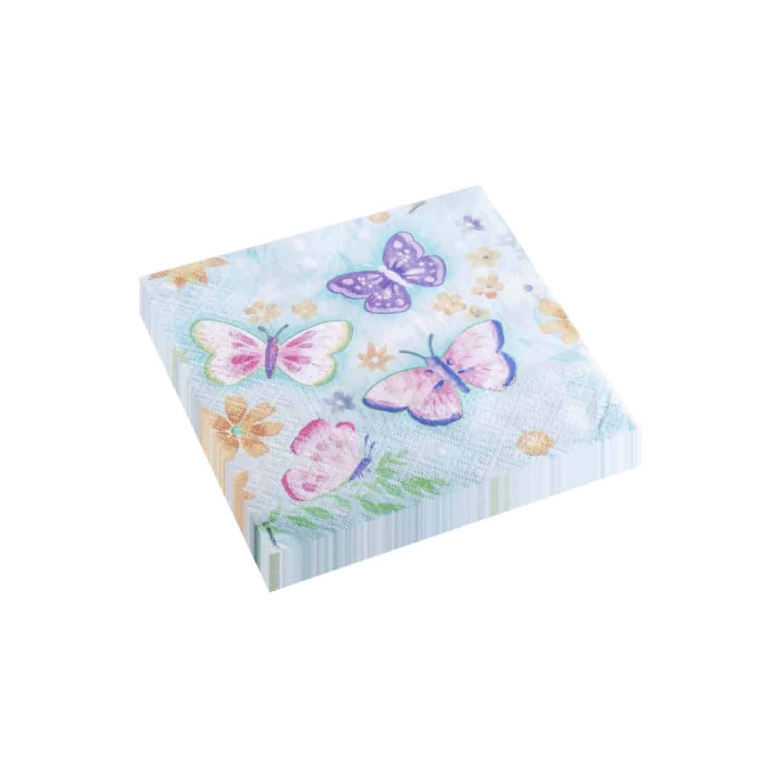 serviettes-papillons