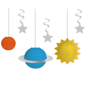 kit de decoração de aniversário-espaço