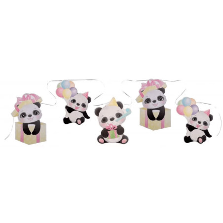 guirlanda de panda
