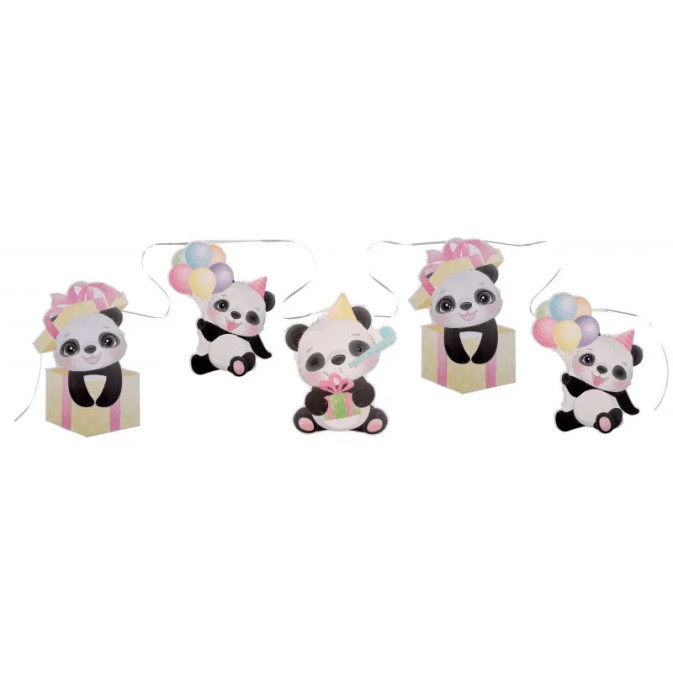 guirlanda de panda