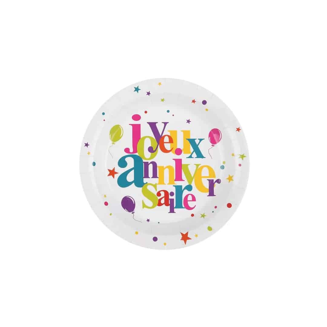 pratos-de-feliz-aniversário-multicoloridos