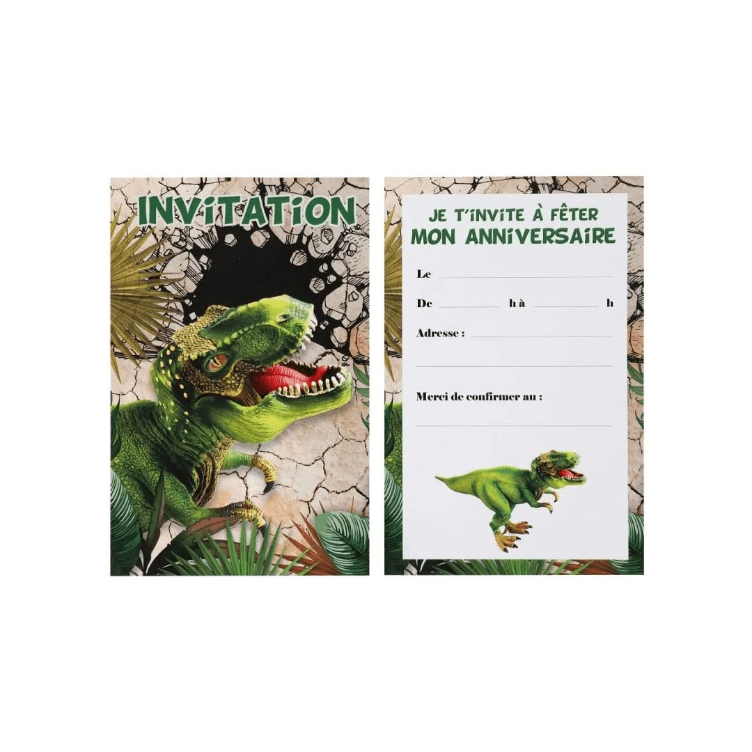 convites de dinossauros