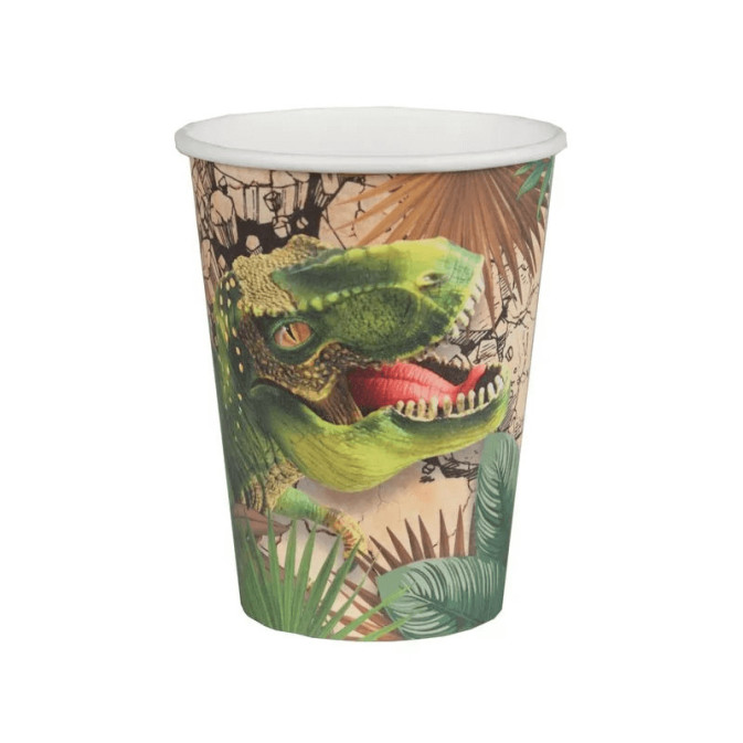 xícaras de dinossauro