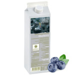 purê de frutas de mirtilo