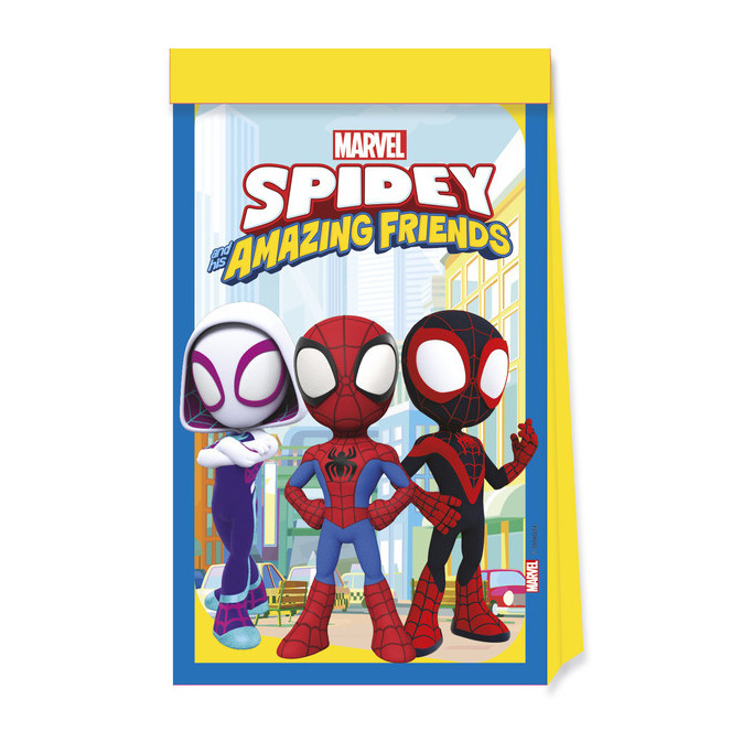 sacos de presente-aranha