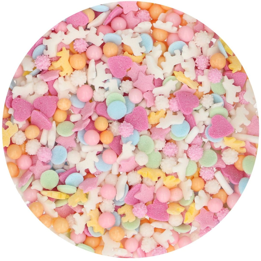 açúcar-confete-unicórnio-funcakes