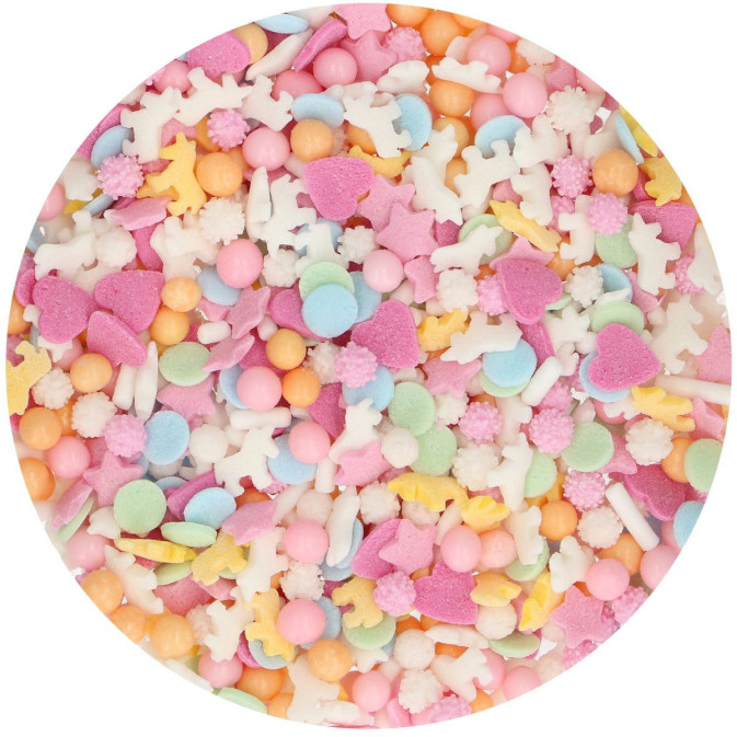 açúcar-confete-unicórnio-funcakes