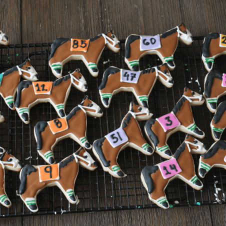 biscoito em forma de cavalo