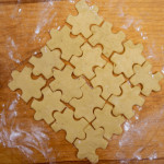 peça de quebra-cabeça de cortador de biscoitos
