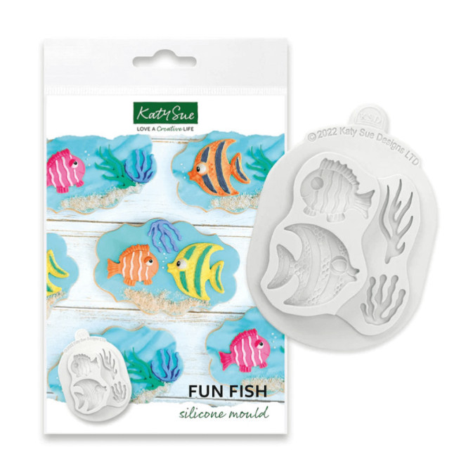 molde de silicone para peixe
