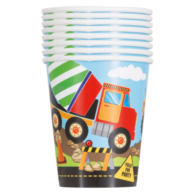 local de construção de copos-aniversário