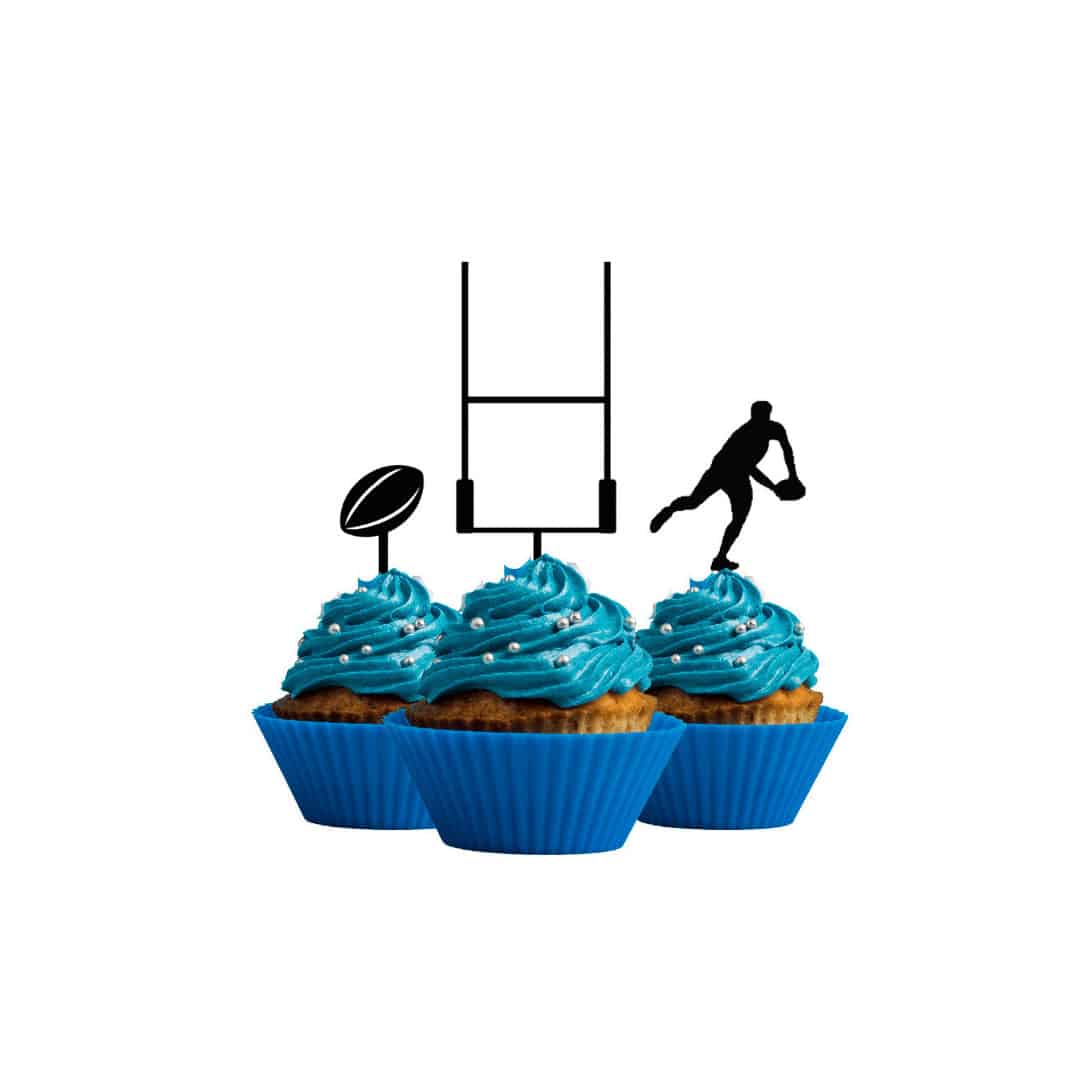 topo de cupcake-rugby