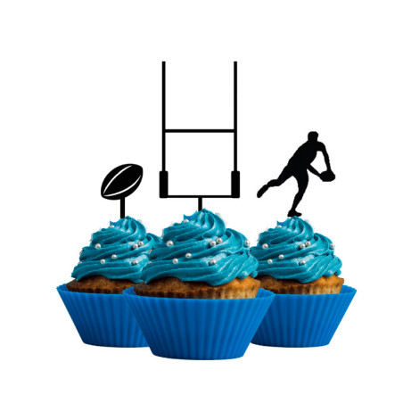 topo de cupcake-rugby