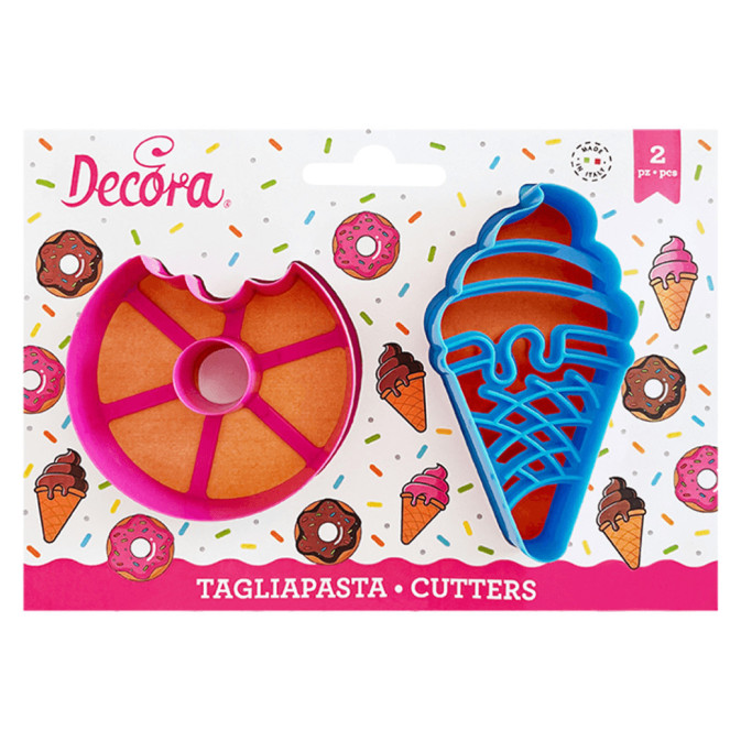 cortador de biscoitos de donut e sorvete