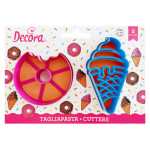 cortador de biscoitos de donut e sorvete