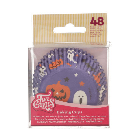 caixas de cupcake de halloween